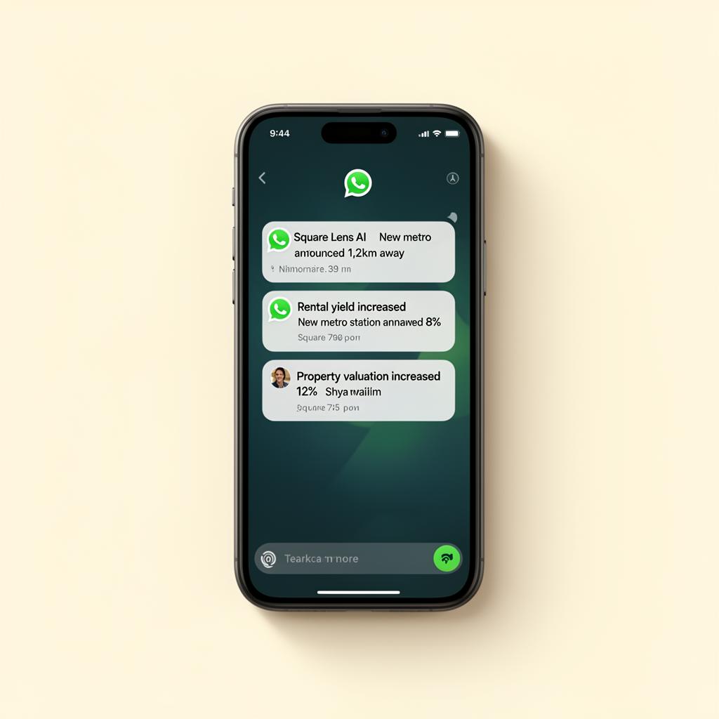 Mobile alerts from Square Lens AI