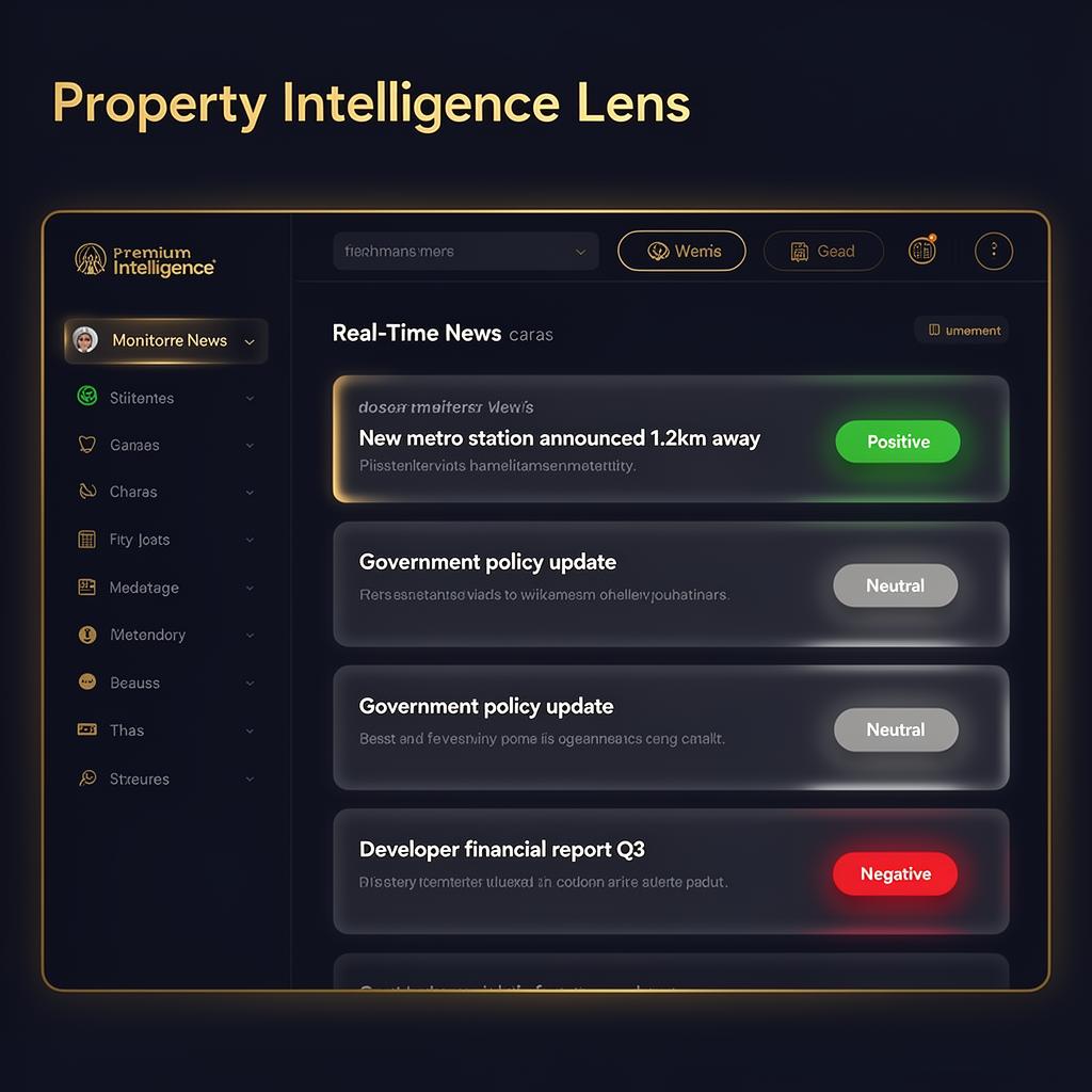 Property Intelligence Lens monitoring feed